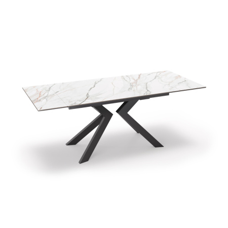 Стол PAUL 140 Bianco Gold Ceramic, BK PAUL 140